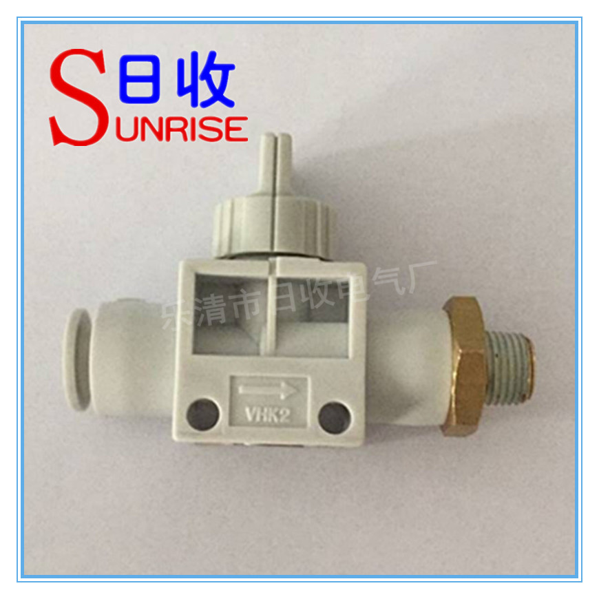 SMC式手阀 插管进气VHK系列手阀快插接头 气动快速接头