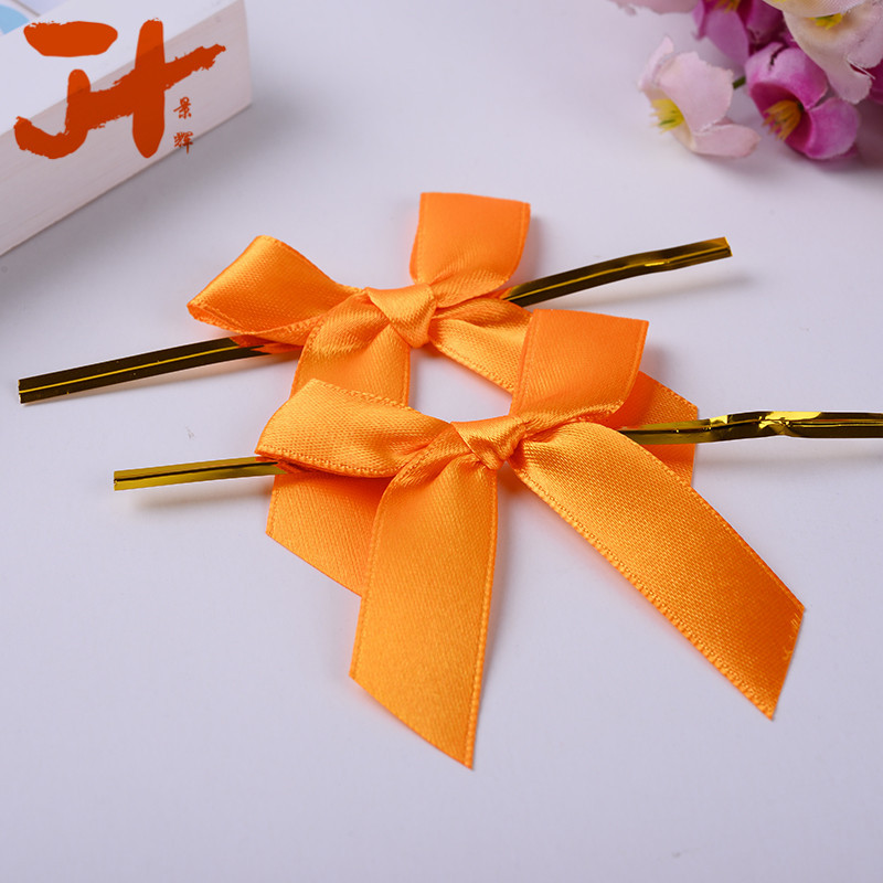 Al por mayor arco vino embalaje cinta decorativa cinta arco más oro seda caja de regalo Accesorios