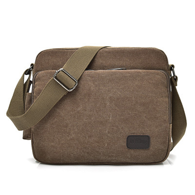 Moda de lona de moda bolso de los hombres bolso de hombro multifuncional bolso casual de los hombres bolsa de mensajero de gran capacidad bolso de hombro de múltiples compartimentos