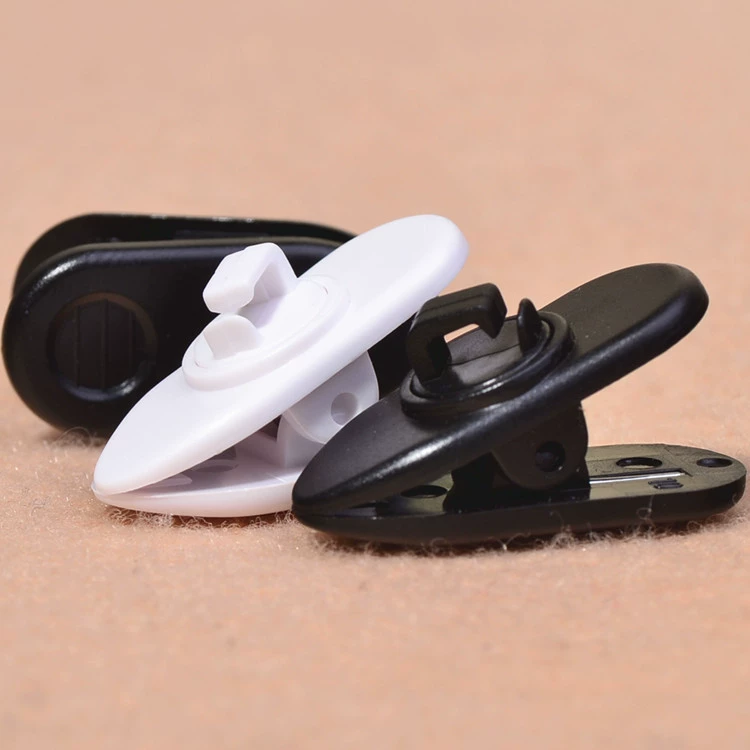 Аксессуары для гарнитуры Проводной зажим Мобильный телефон MP3 Гарнитура Плоский провод Круглый провод Гарнитура Проводной зажим Толстый Тип Вращающийся зажим Черный и белый