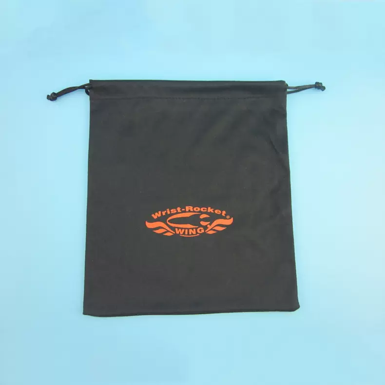 厂家批发 黑色眼镜布袋 橙色LOGO绒布袋 手机收纳袋