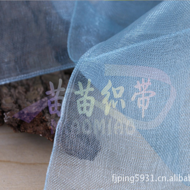 Multi-Color de 12 puntos ensanchado cinta de nieve 4cmDIY accesorios tejidos cinta de hilo de nieve de color horquilla Blue Ribbon