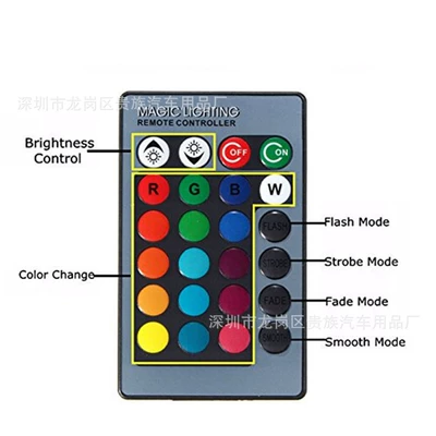 Fog lamp remote control fog light led