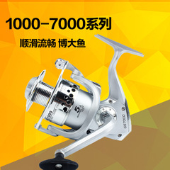 Electroplating line cup fishing reel, plastic head fishing line reel, fishing reel, pulley, sea rod wheel, fishing line reel, spinning reel 