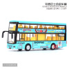 Realistic double-layer classic metal bus, car, transport, wholesale