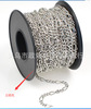 Manufacturer's spot supply high -quality metal chain Hardware jewelry chain (environmental long and short can be cut)