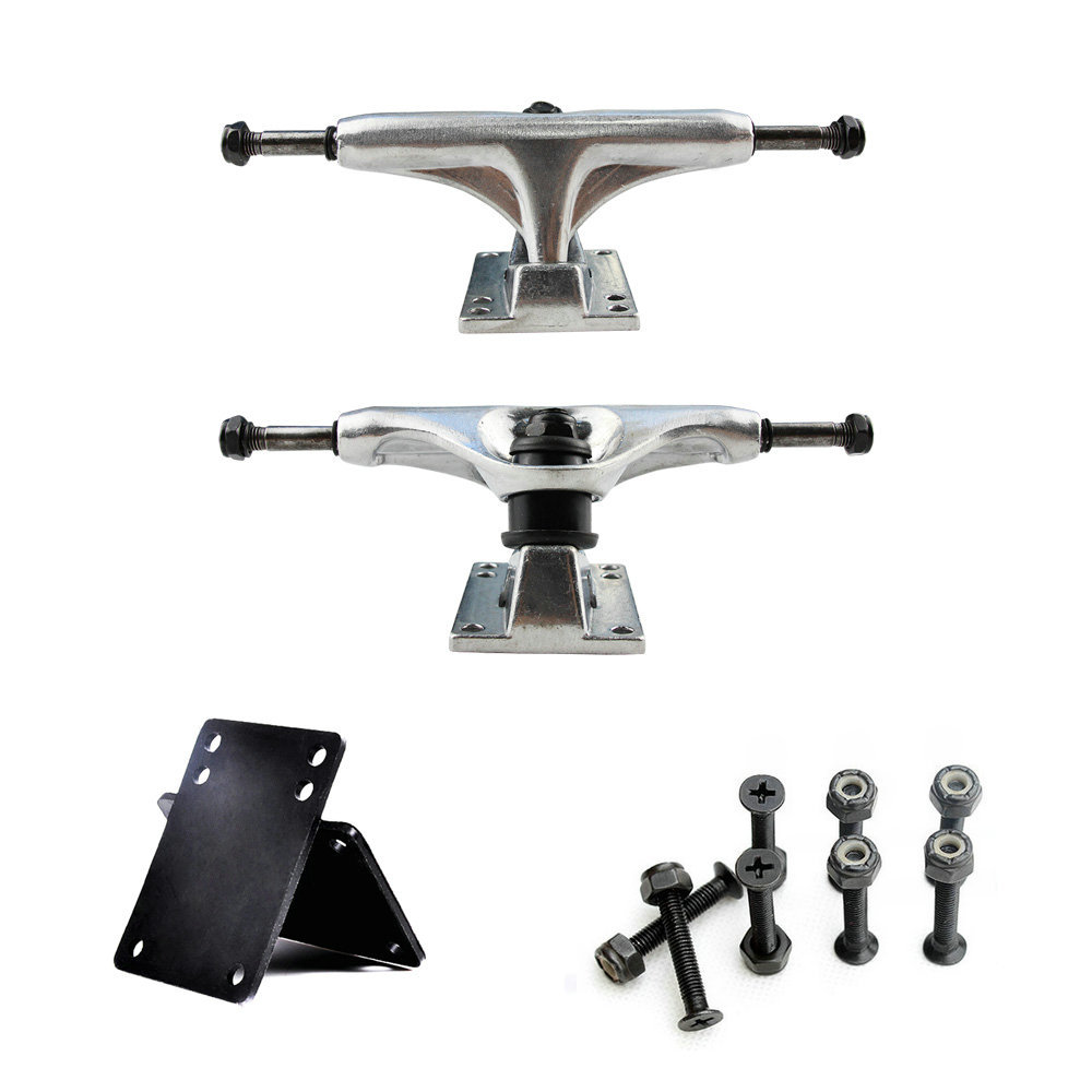 5in skateboard bracket fish plate aluminum alloy bracket skateboard Bridge gasket Bridge nail suit 5-inch bracket