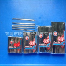 供应金银扎带 面包绑带 厂家直销 8CM长 1000条/包 糖果包装带