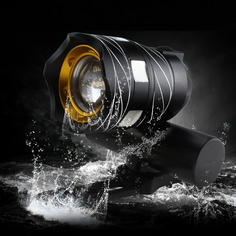 Bicycle USB charging T6 vehicle front light mountain car aluminum alloy charging rotor transforms front headlight headlight