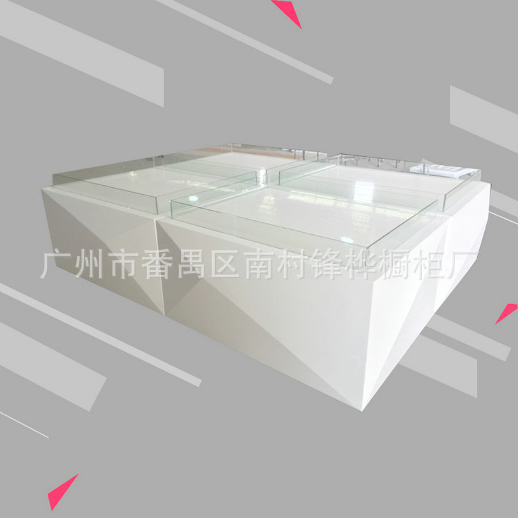 厂家生产 木质柜台木与玻璃结合展柜异性展柜异性体验展示柜