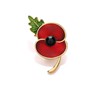 Red drip oil poppy broiler chest flower British remembrance day souvenir