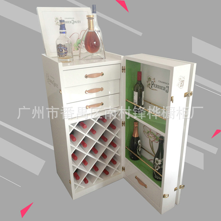 长期销售陈列样品展示酒柜欧式酒店创意复古落地酒柜