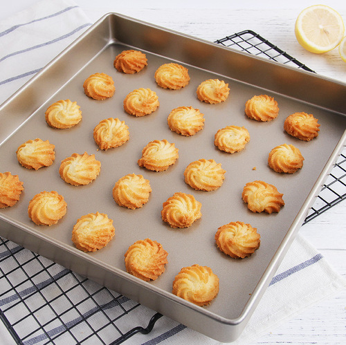 烘焙工具 金色11寸正方形烤盘  牛轧糖模具 烤盘模具 蛋糕模具