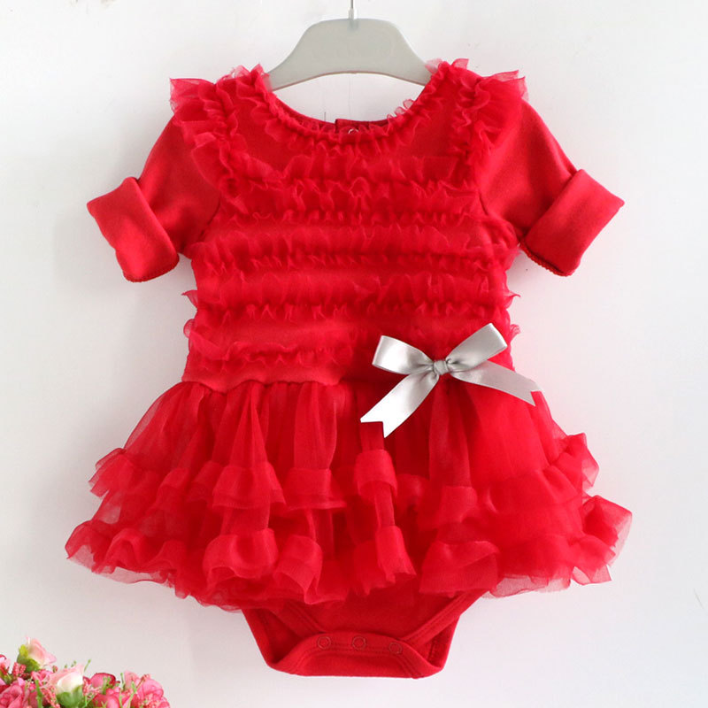 2024 New Harness Skirt Baby Pure Cotton Jumpsuit Romper Full Moon Hundred Days One-Year-Old Dress European and American Style