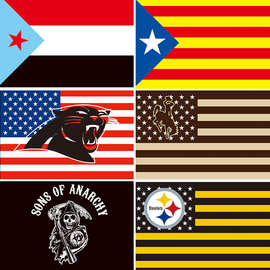 旗帜3x5ft 会旗 户外装饰司标旗 标志旗NFL球迷用品跨境批发