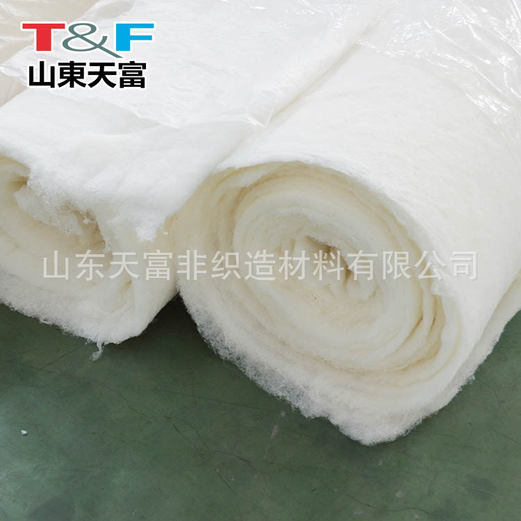 厂家供应 针刺棉 白色针刺棉 口罩用针刺棉 肩垫棉