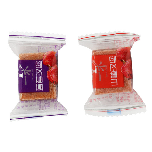 Yimu original hawthorn slice burger 5 pounds round square multi-series special snacks snacks