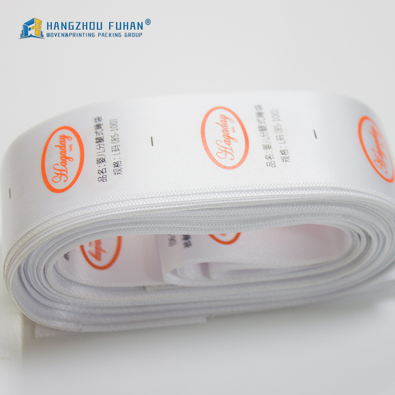 Oeko-tex柔板新款服装印唛男女服装服饰配饰领标印唛水洗商标制作