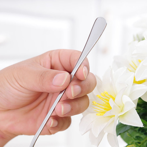 Kitchen Creative Stainless Steel Long Handled Spoon Multi-Purpose Stainless Steel Ice Spoon Coffee Spoon Stirring Spoon Long Spoon