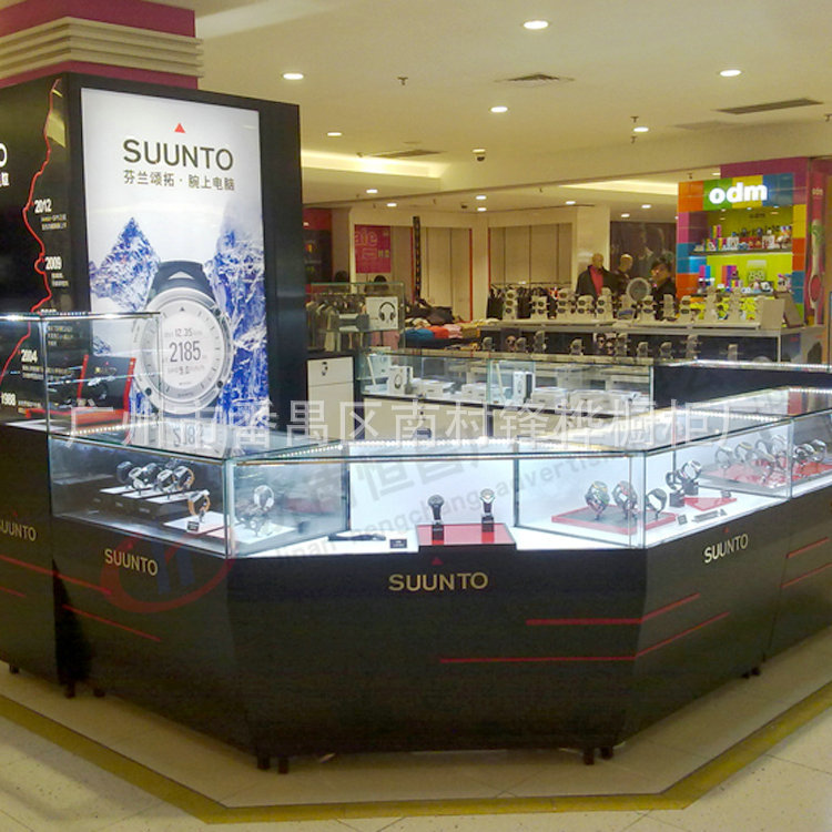 厂家大量定 组装国风钟表展柜 文具展柜 欧式化妆品展示柜