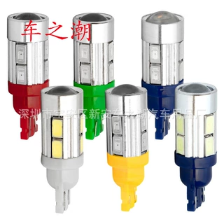 汽车T10解码示宽灯 LED汽车小灯泡W5W示宽灯5630-10灯SMD示廓灯
