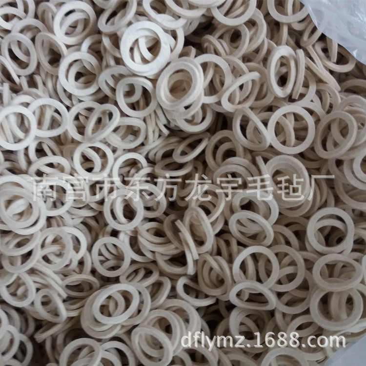 【龙宇毛毡】工业羊毛毡 毛毡垫圈羊毛毡条块 密封背胶毛毡