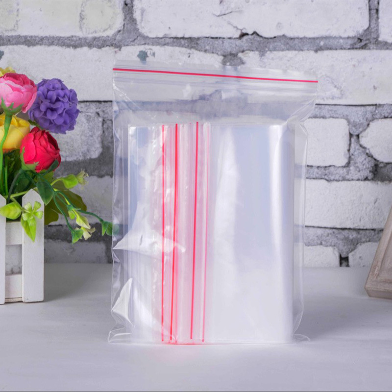 自封袋 塑封袋 PE骨袋透明 密封袋 锁口袋印刷透明塑料包装袋批发