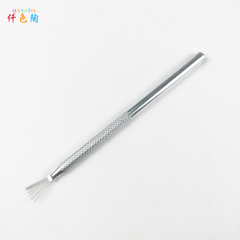 仟色陶厂家批发 细节针 七本针 彩泥粘土软陶树脂土彩泥太空泥