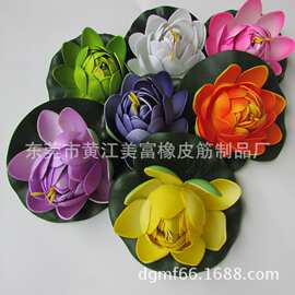 塑料荷花睡莲 莲花  仿真荷花 假荷花