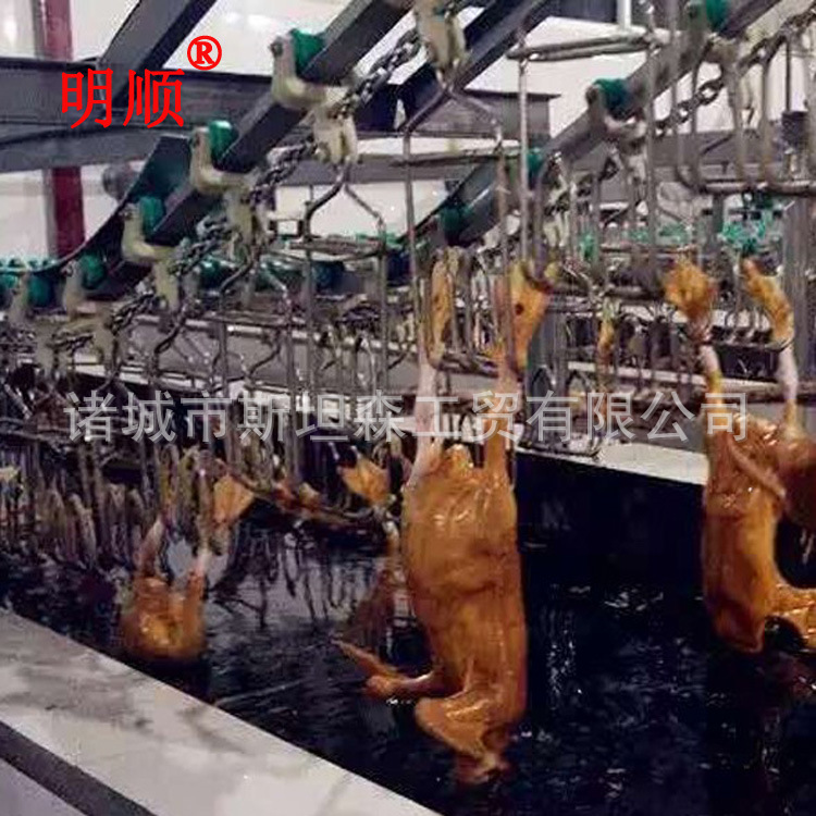 A现货供应鸭浸蜡池 肉鸭去小毛用浸蜡池 明顺家禽屠宰设备厂家