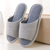 Slippers, footwear indoor, men's demi-season cloth platform