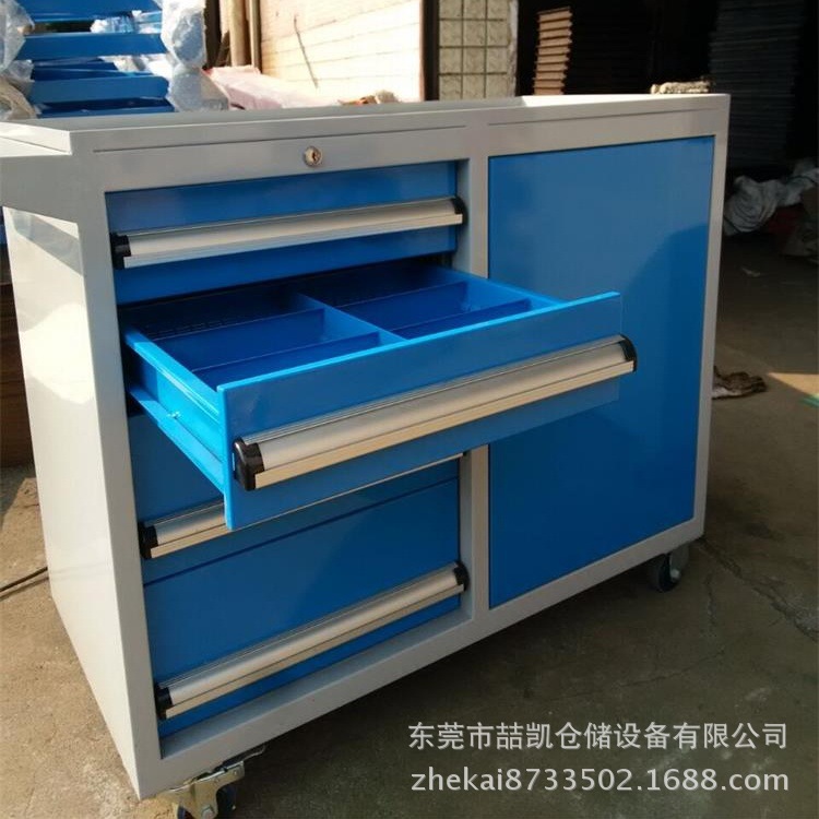 东莞喆凯 销售工具柜车 厂家 批发移动式车间工具柜 抽屉式定 制