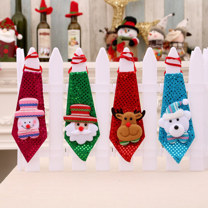 Christmas decorations for adults and children small gifts creative small gifts sequins tie tie