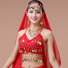 Belly Dance Costume Indian Dance Practice Performance Top New Sexy Small Lotus Leaf Bra