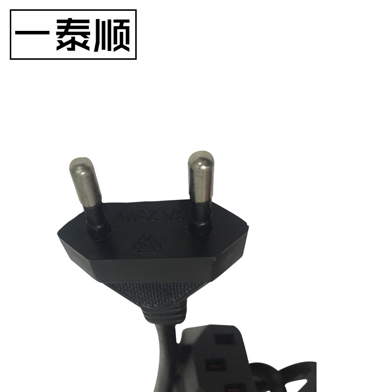 欧规两芯电源线  电饭锅电源线 8字尾电源线厂家批发 插头电线