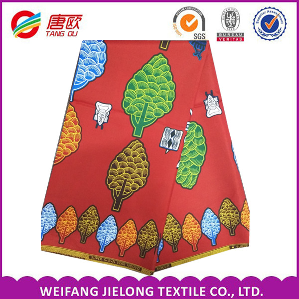 潍坊捷隆低价销售工厂批发非洲纯棉蜡染印花布面料 可自定加工