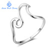 Fashionable ring, wholesale, silver 925 sample, Japanese and Korean, simple and elegant design