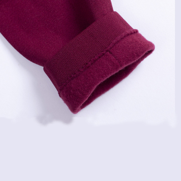 Demi-season fashionable velvet trousers