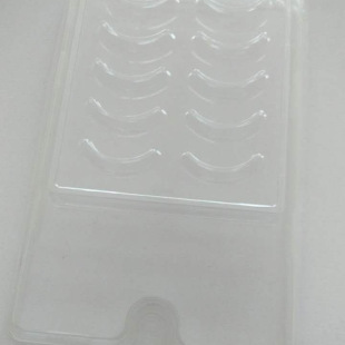 False eyelash packaging box blister five pairs of transparent packaging box box holder factory direct plastic box