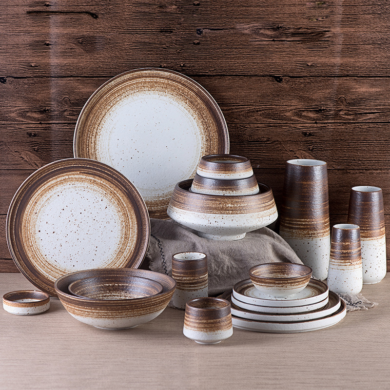 创意西式陶瓷餐具套装 碗米饭碗面碗汤碗沙拉碗盘子餐盘碟子杯子