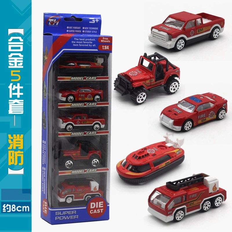 Металлический набор, моделирование инженерной техники, экскаватор, танк, toy car, 5 штук