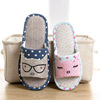 Children's cartoon slippers for beloved, footwear indoor, non-slip wear-resistant cloth