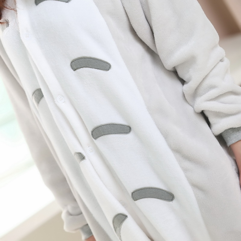 FUENTE Fábrica al por mayor pareja niños de dibujos animados animal de una sola pieza pijamas de franela Otoño e Invierno engrosada dinosaurio cálido