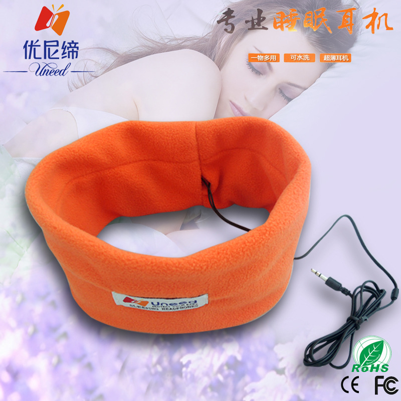 Deportes creativos diadema sombreado máscara de ojos auriculares de peluche dormir auriculares diadema dormir Auriculares auriculares diadema