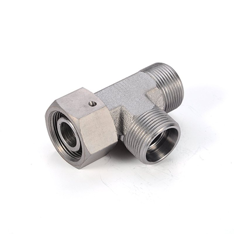 长期供应液压胶管接头 不锈钢快装式三通管接头 做工精细耐用