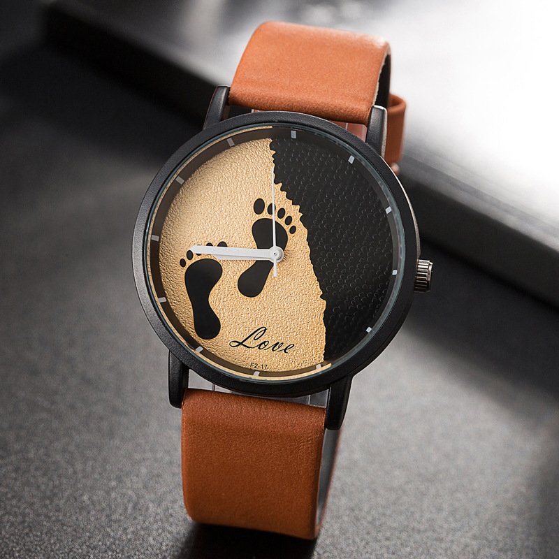 Vintage Men's Watch Punk Style Personality Pattern Casual All-match Men's and Women's Watch Small Wholesale Watch