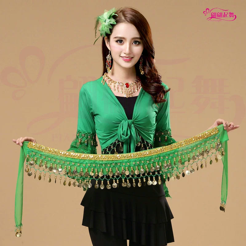 Цепь индийских танцев Новый танец живота Талия Цепь для упражнений Таблица для упражнений Квадратные танцевальные упражнения Опасная Талия Цепь