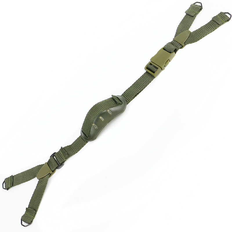 Kevlar helmet 80 chin belt explosion-proof helmet lining accessories chin belt Y-shaped hook belt factory wholesale