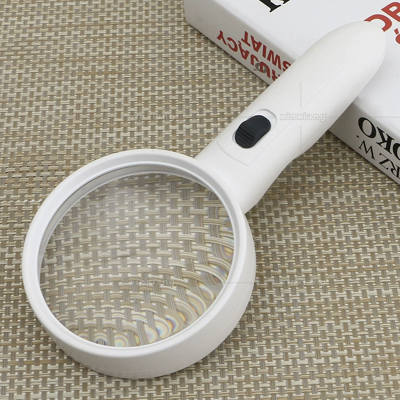 Восклицательный знак двухслойный большой объектив Ручной оптический объектив из акриловой смолы со световым фотоэлектрическим увеличительным стеклом 6B-7B