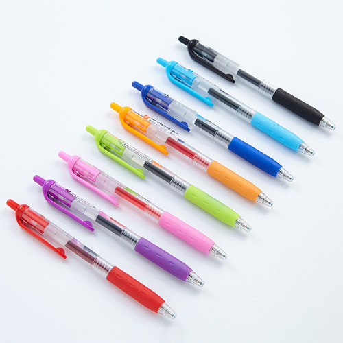 Baixue 101 color gel pen quick-drying pen press signature pen jumps multi-color student carbon pen 8-color refill